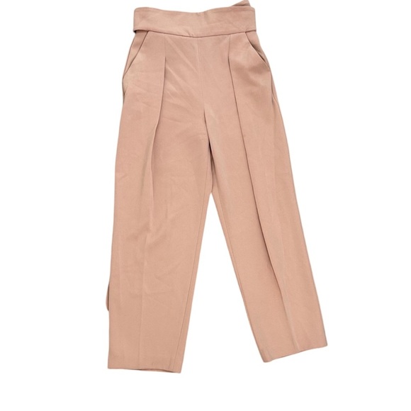 Aritzia Wilfred Feuille Pants Front Tie Belted Wide Leg High Rise Waist - Picture 6 of 6